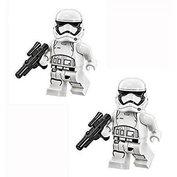 LEGO Star Wars The Force Awakens Minifigure - Pack of 2 First Order Stormtrooper with Blaster Guns
