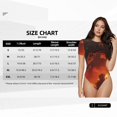 thumbnail image 5 of Pofeuu Fiery Dragons Castle Attack Print Short Sleeve Body Suits Women Round Neck Bodysuits for Women Onesie Adult Set Body Suit-Large, 5 of 7