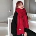 thumbnail image 4 of Ptetnvg Women And Mens Winter Thick Stay Warm Anti-shrink Knit Wrap Chunky Long Warm Scarf, 4 of 9