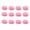 Pink 12pcs, variant on KGJQ 12Pcs Mini Resin Bun Figurines, Cute Smiling Face Food Ornament, Micro Simulation Steamed Bun Dollhouse Accessories for DIY Desktop Home Decor