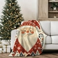 thumbnail image 4 of Christmas Blankets Soft Prints Fleece Throw Blanket for Winter Bedding Home Living Room Sofa Couch and Gift Throw Blanket Farmhouse Holiday Decor, 4 of 8