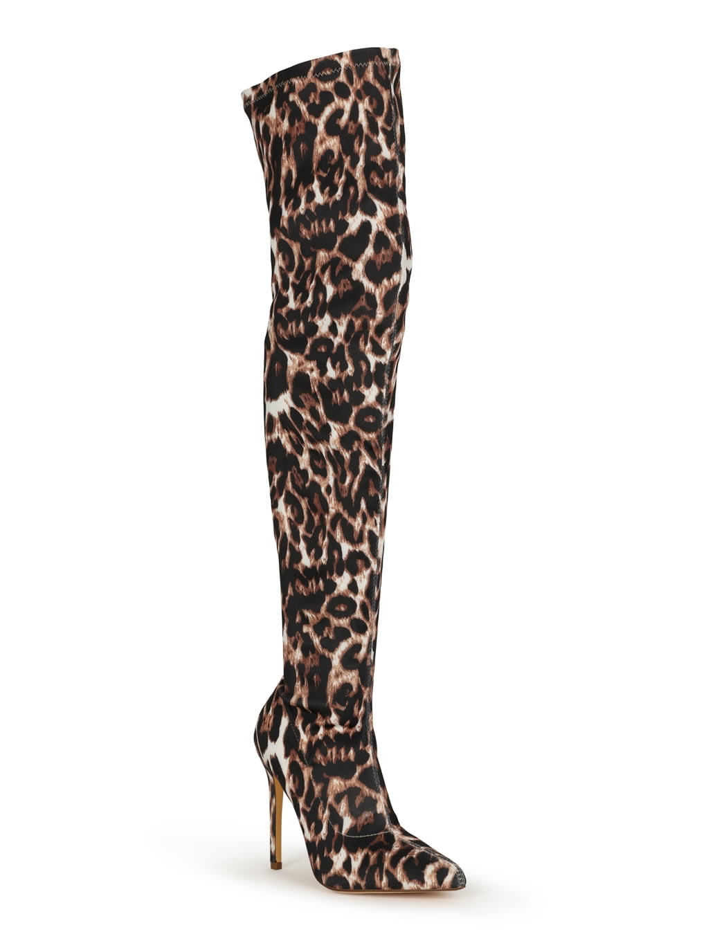 Liliana - New Women Liliana Gisele-7 Thigh High Pointy Toe Stiletto ...