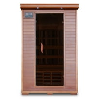 HeatWave Yukon 2-Person Cedar Infrared Sauna with 6 Carbon Heaters