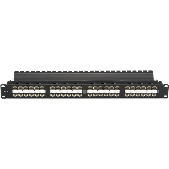 48PORT SPACEGAIN CAT6 FEED-THROUGH UNSHIELDED PATCH PANEL