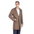 thumbnail image 2 of Braveman Men's Wool Blend Herringbone Top Coat Overcoat Topcoat Jacket, 2 of 3