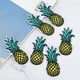 thumbnail image 2 of Juego de 6 parches bordados de piña para coser o planchar, para decorar prendas de bricolaje, 2 of 8