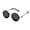 Silver, variant on Adjustable Tint Sunglasses Polarized 1 9 Gear Manual Dimming Round Metal Frame ND Filter Shades Glasses Rounded Lenses Beach Eyewear Unisex