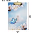 thumbnail image 3 of FMSHPON Cherry Blossoms Blurred Clipboard Hardboard Wood Nursing Clip Board and Pull for Standard A4 Letter 13x9 inches, 3 of 7