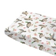 thumbnail image 5 of Mallard Duck Changing Pad Covers for Baby Boy Girl 32''x16'' Wild Ducks Hunting Fitted Changing Pad Sheets Boho Floral Leaves Soft Nursery Baby Diaper Changing Table Mats, 5 of 6