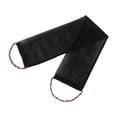 thumbnail image 3 of Paño exfoliante corporal para limpieza profunda con asas de malla densa para baño Negro, 3 of 8