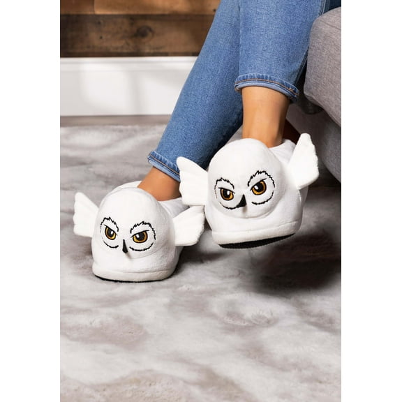 Harry Potter Hedwig Adult Slippers