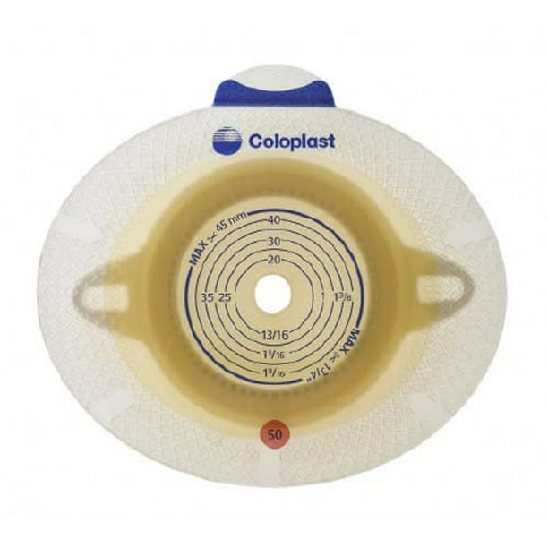 COLOPLAST Ostomy Barrier SenSura Click Adhesive 23/4" Flange CutTo