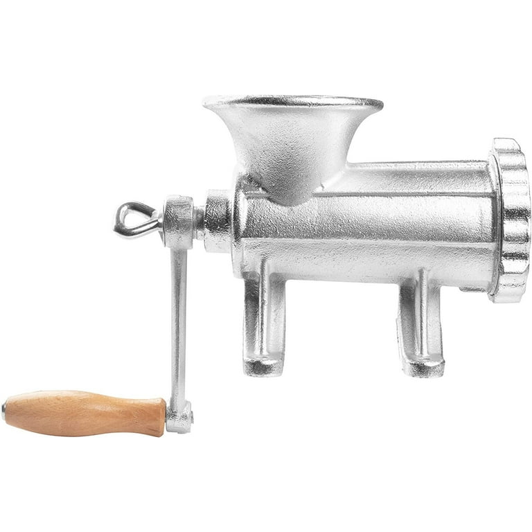 Corona Cast Iron Meat Grinder, Manual Meat Mill, Sausage Stuffer, Clamp Easily on Any Countertop, Gray