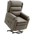 thumbnail image 1 of HOMCOM Lift Chair for Elderly, Power Chair Recliner with Footrest, Remote Control, Side Pockets for Living Room, Brown, 1 of 7