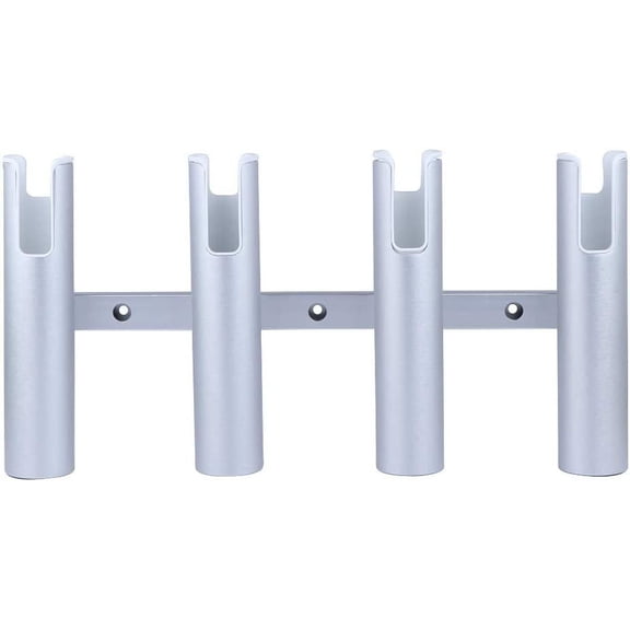 Aluminium Wall-Mounted Fishing Rod Holder for Boat, Garage & Marine - Holds Rods & Poles