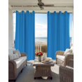 thumbnail image 6 of Violet Striped Blackout Curtains for Bedroom Living Room Darkening Curtains 84 Inch Length 2 Panels Set Geometric Vertical Modern Minimalist Window Curtain Window Treatment Grommet Drapes 42"x84", 6 of 9