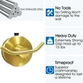 thumbnail image 3 of WAYCOM Suction Cup Hooks for Glass,Removable & Reusable SS Holders for Bathroom Towel 2pcs, 3 of 8