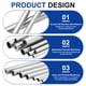 thumbnail image 3 of Tubo de acero inoxidable Uxcell 304, 7 mm OD, 4 mm ID, 254 mm de longitud, tubo recto metálico sin costura, 1.5 mm de grosor, tubería soldable para proyectos de bricolaje., 3 of 7