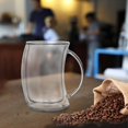 thumbnail image 4 of Tasse en Verre à Double Paroi Transparente Fournitures pour Café Tasses, 4 of 7