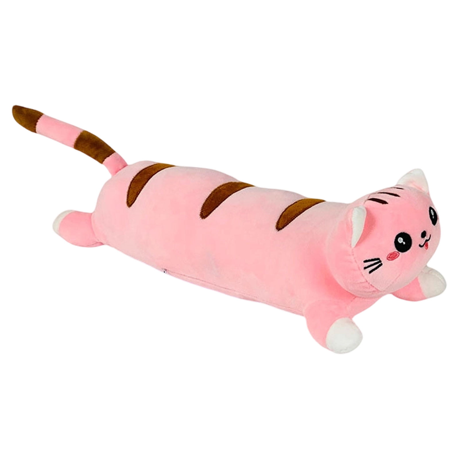 Gytml Pink Cat Heating Hugging Pillow, Portable Electric Heat Pads Usb Powered, Funny Gifts For Women Teen Girls Cat Lovers Birthday Christmas Pink 50x14x9cm