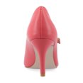 thumbnail image 4 of Journee Womens Sidney Narrow Width Pointed Toe Mid Heel Pumps, 4 of 10