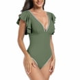 thumbnail image 3 of Tponi Sexy Swimsuit For Women One-Piece Army Green Clearance Underwear Bikini S, 3 of 4