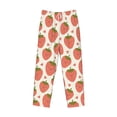 thumbnail image 4 of Xecao Hand Drawn Strawberry Men's Straight Lounge Pajama Pants: The Ultimate in Comfortable Sleepwear, 4 of 9