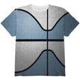thumbnail image 1 of Championship Basketball Light Blue & White All Over Youth T Shirt, 1 of 2