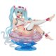 thumbnail image 1 of Figuras de acción de AFG Hatsune Miku para niñas, juguetes coleccionables de Anime, Aqua Float, Elaina, Kawaii, Sit Swimming Ring, 10cm1416, 1 of 5