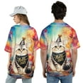 thumbnail image 5 of Hello 2025 American Shorthair Celebrates Happy New Year Firework Balloon All Over Print 3D Baseball Shirt Cat Lover Kitten Owner Gifts Softball Sport - 02024, 5 of 6