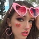 thumbnail image 5 of 2pcs Heart Shaped Sunglasses for Women, Vintage Cat Eye Mod Style Sunglasses Retro Fashion Love Heart Eyewear Women's Accessories, 5 of 5