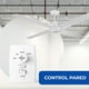 thumbnail image 4 of Ventilador De Techo Industrial Narvik 56 Pulgadas con Control de Pared, 4 of 5