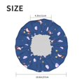thumbnail image 6 of YFYANG Women's Double Waterproof Shower Cap, Happy Cartoon Animals Reusable Hair Cap for All Hair Styles and Head Sizes, 6 of 9