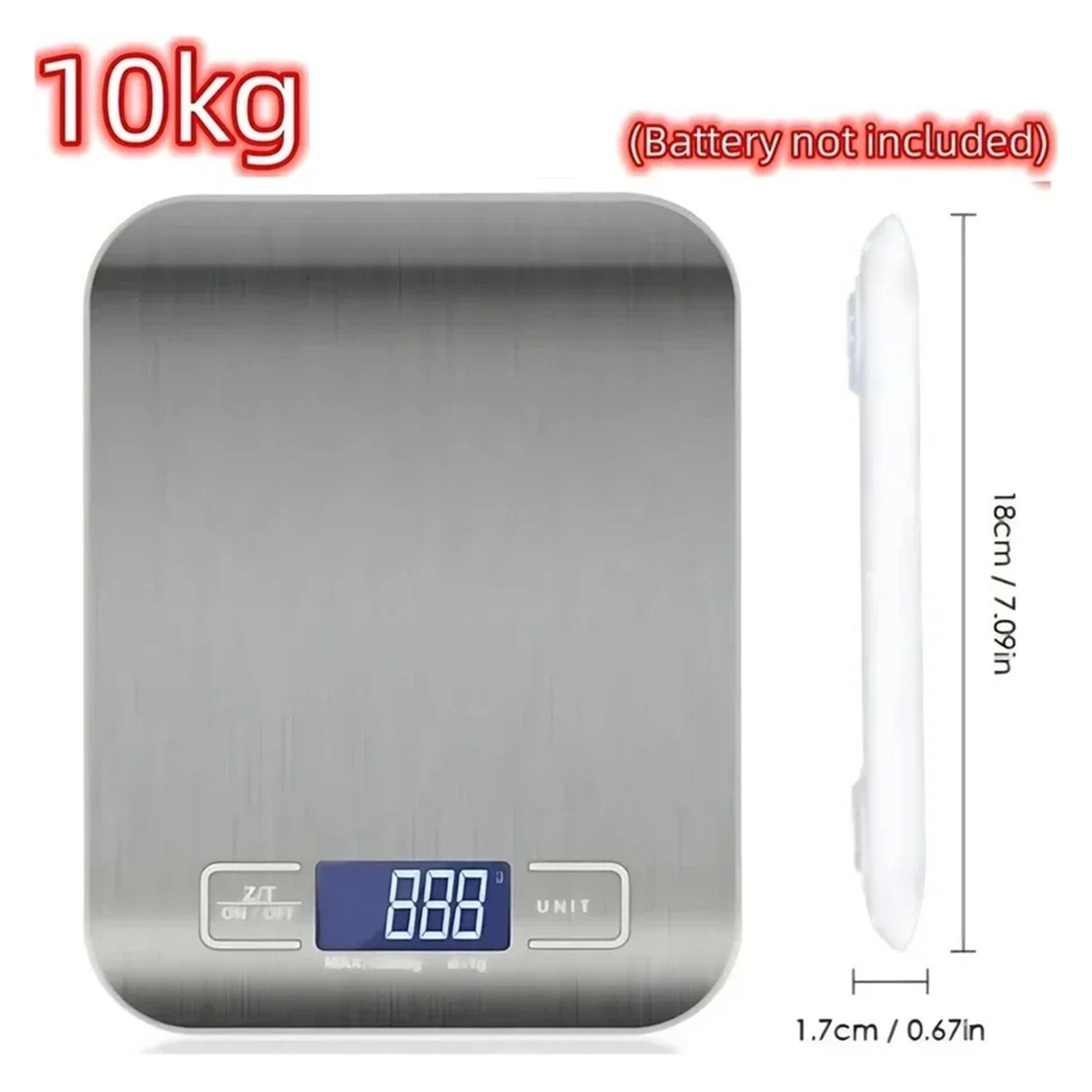 5/1kg Household Kitchen Diet Scales Measuring Tool Slim LCD Digital Scale Electronic ,Multifunction