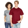 thumbnail image 3 of Hanes Beefy-T Men`s Pocket T-Shirt, 3XL, Cardinal, 3 of 3