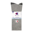 thumbnail image 2 of Champion Men’s Crew Socks 6 Pack – Half Terry Cushion, Moisture-Wicking, Arch Support, Stretch Comfort, Sizes 6–12.5, 2 of 7