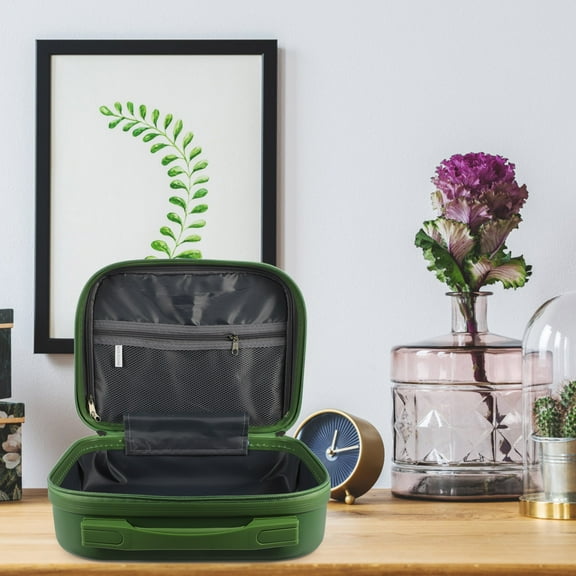 OUNONA Cosmetic Suitcase Storage for Women Daily Life Mini Makeup Box 1Pack