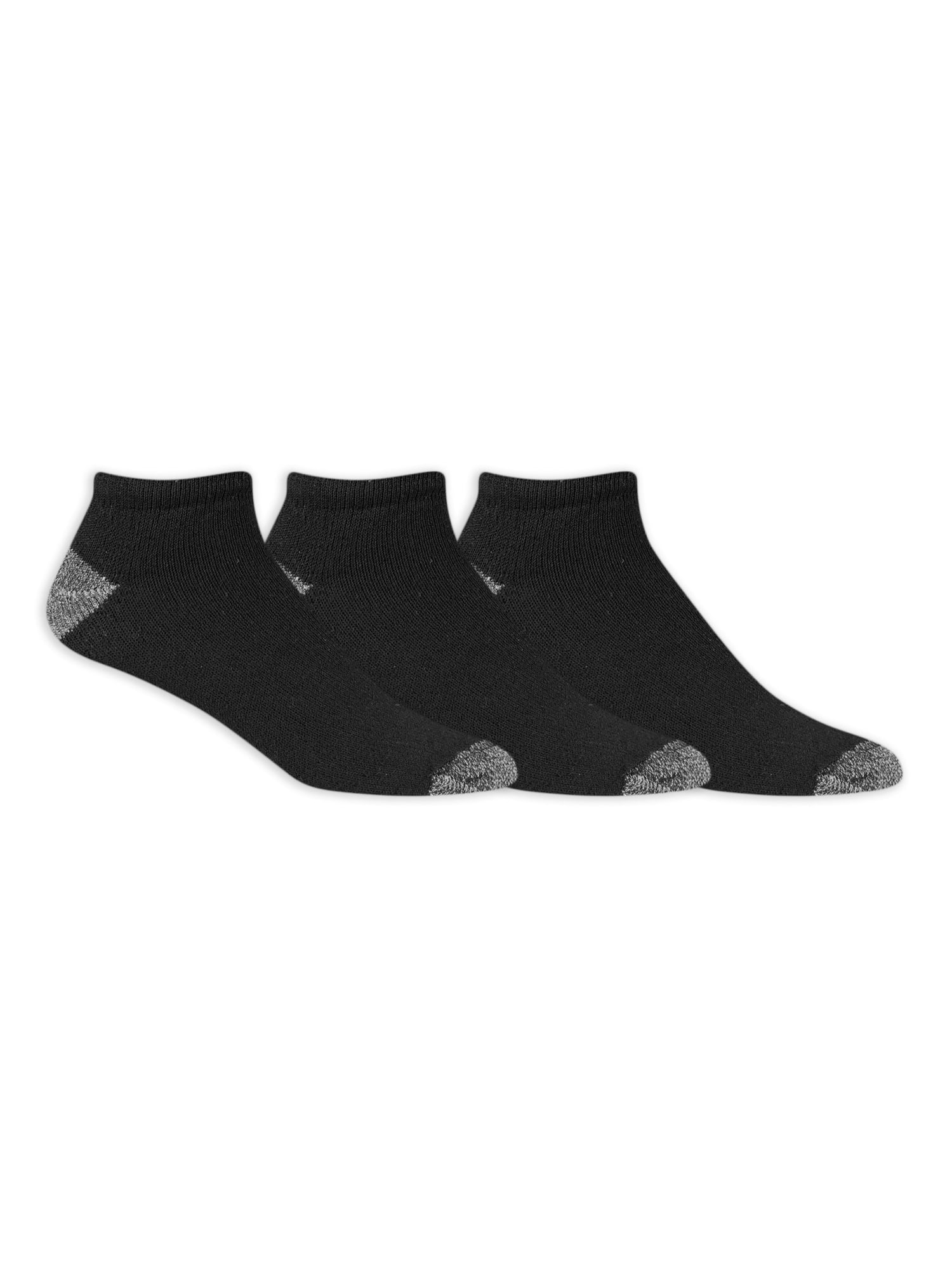 Athletic Works Men's Low Cut Socks, 3 Pair Pack