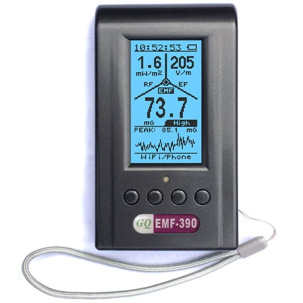 Medidor EMF GQ EMF-390 de radiación electromagnética multicampo