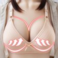thumbnail image 2 of DORKASM Wireless Bra for Women Nursing Soft Wirefree No Padded Seamless Comfort Breathable T Shirt Bras for Women Plus Size White 36, 2 of 3