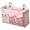 Light Pink, variant on Bedside Caddy/Bedside Storage Bag Hanging Organizer for Bunk and Hospital Beds,Dorm Rooms Bed Rails,Can be Placed Glasses,Books,Mobile Phones,Keys (Navy Blue)