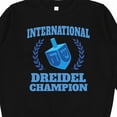 thumbnail image 3 of Inktastic Dreidel Champion Hanukkah with Blue Laurels Youth Sweatshirt, 3 of 4