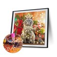 thumbnail image 1 of Cuadros Decorativos 5D DIY Diamond Drawing Full Round Drill Animal de Navidad para la pared del hogar (wT1516) Ehuebsd embutido en tela, 1 of 8