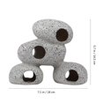 thumbnail image 2 of 1pc Creative Stone Ornament Fish Tank Decor Chic Fish Rest Cave Fish Shelter, 2 of 4