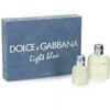 Dolce & Gabbana Light Blue Eau De Toilette Natural Spray Fragrance Gift Set for Men, 2 pc