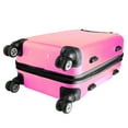 thumbnail image 4 of MOJO Pink TCU Horned Frogs 21" 8-Wheel Hardcase Spinner Carry-On Luggage, 4 of 6