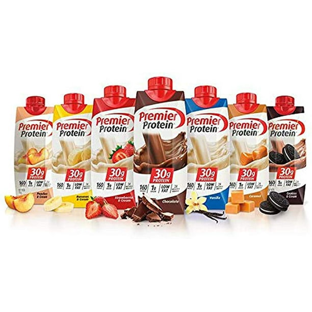 Premier Protein High Protein Shakes Variety Pack (Chocolate, Vanilla