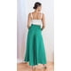 thumbnail image 4 of Pantalones Casuales para Mujer, con Cintura Elástica y Pierna , con Bolsillos. Verde XL, 4 of 9