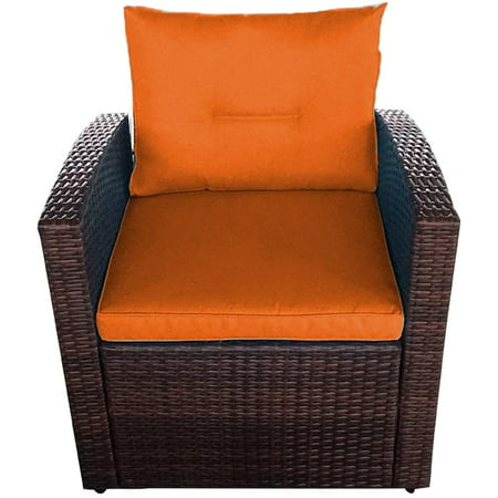 Patio Cushion Slipcovers Outdoor Chair Washable Pillow Seat Covers Replacement Only Orange A Canada - Outdoor Furniture Pillow Slipcovers