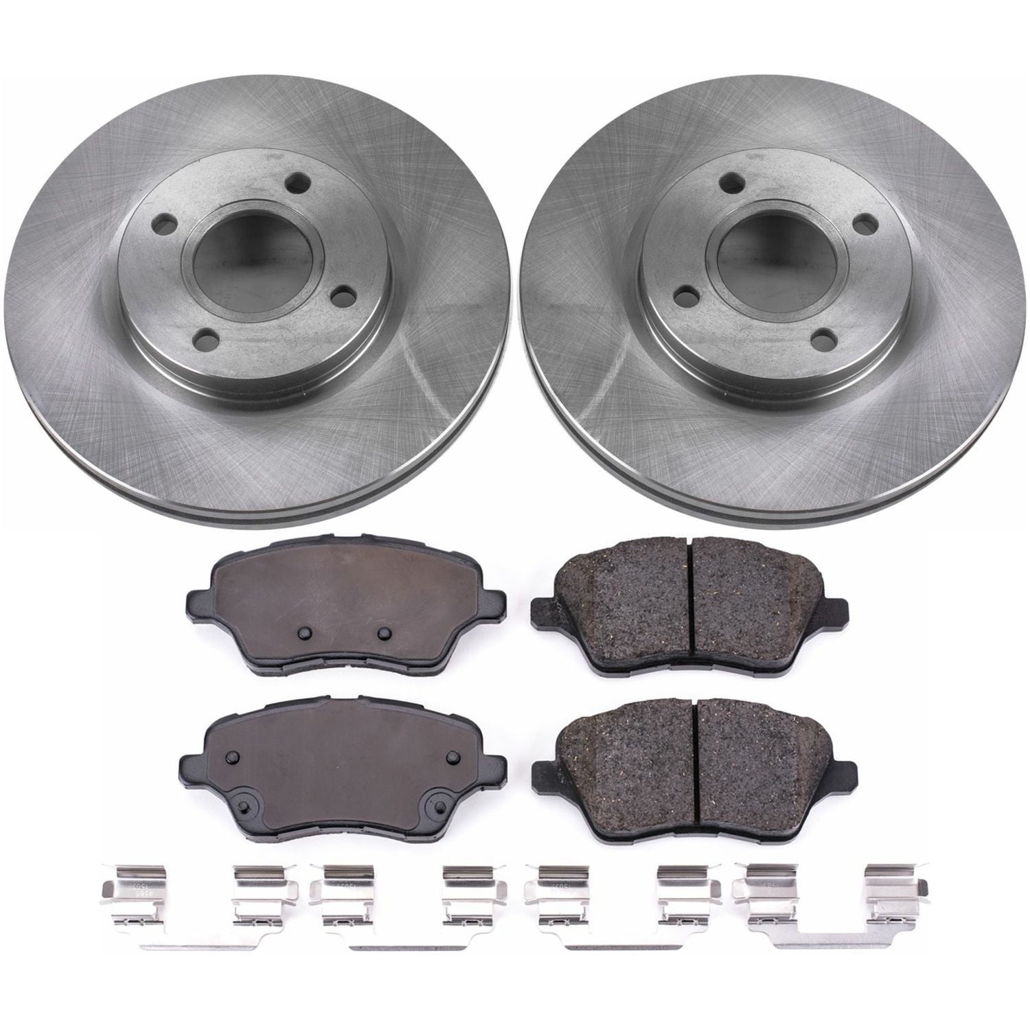 PowerStop Front Stock Replacement Brake Pad and Rotor Kit Fits: FORD Select Models KOE6818